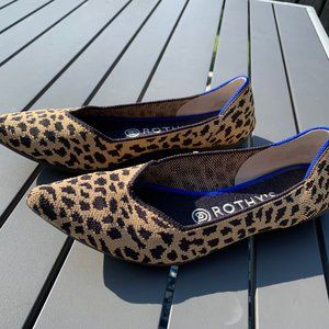 Rothy's "The Point" Leopard size 7.5